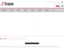 Tablet Screenshot of crayon.com
